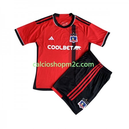 Colo-Colo Bambino Maglia Trasferta 2023 Manica Corta (+ Pantaloncini)